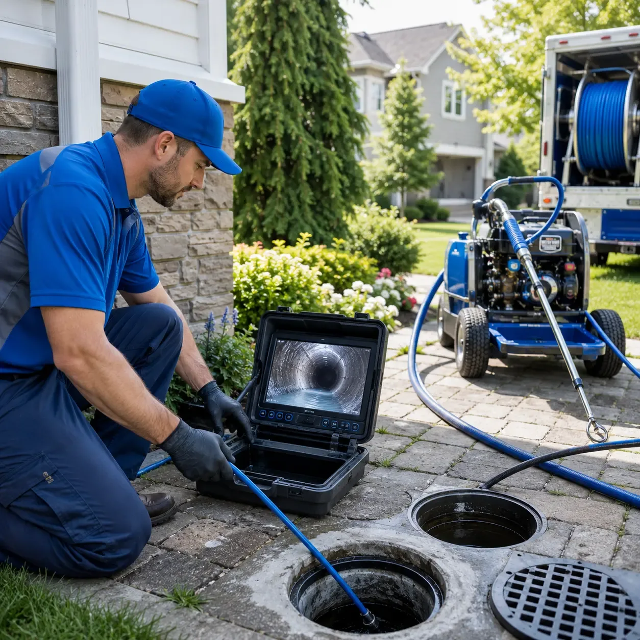 Outdoor drain cleaning professionals serving Lequire, OK